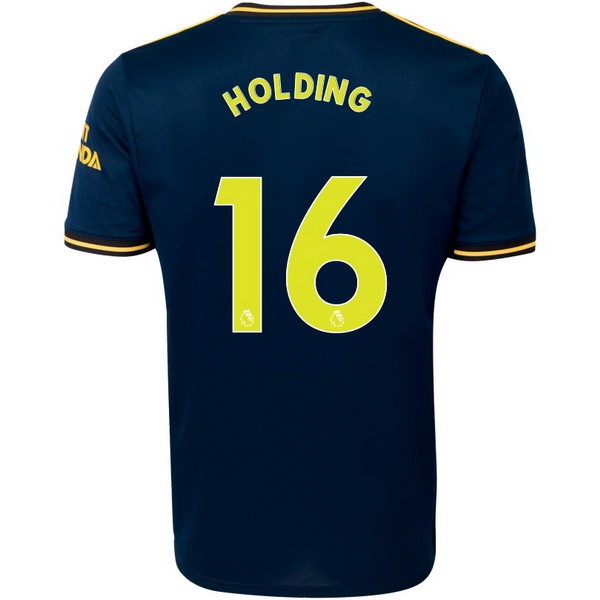 Camiseta Arsenal NO.16 Holding Tercera equipo 2019-20 Azul